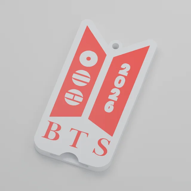 Render 3D — Abridor BTS 2026 — uma peça, vista individual