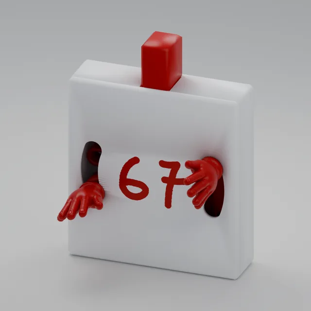 Render 3D — 67 Fidget Toy — hero