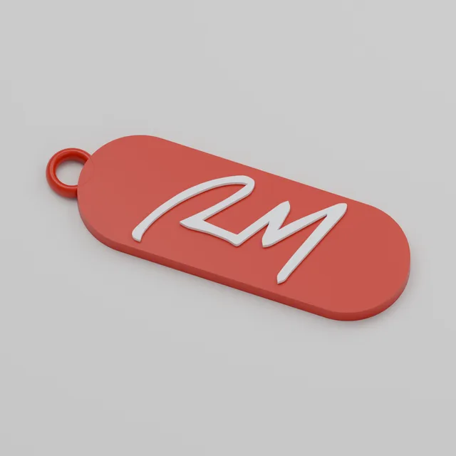 Render 3D — Plaquinhas BTS (7 peças/integrantes) — RM