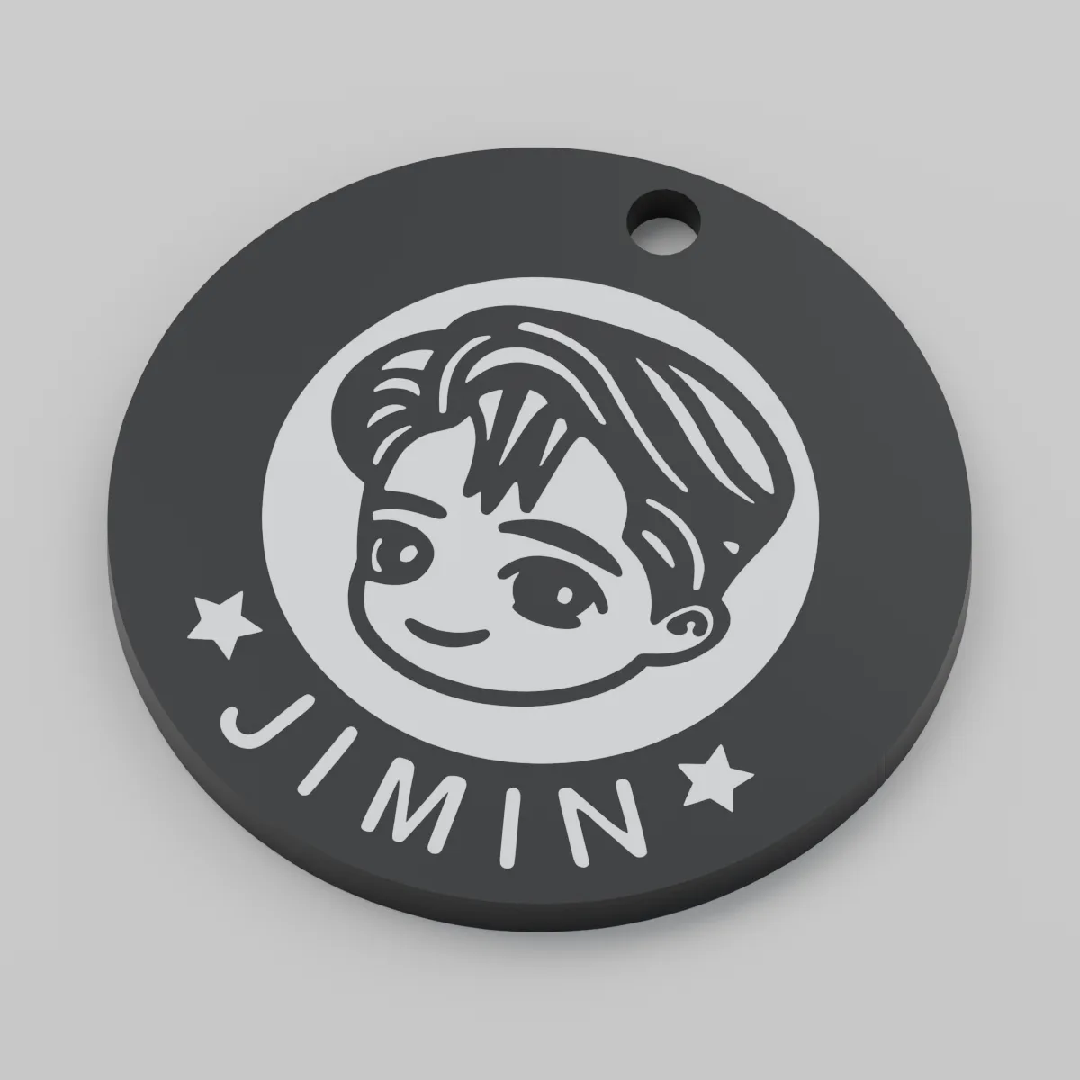 Render 3D — TinyTan JIMIN — uma peça