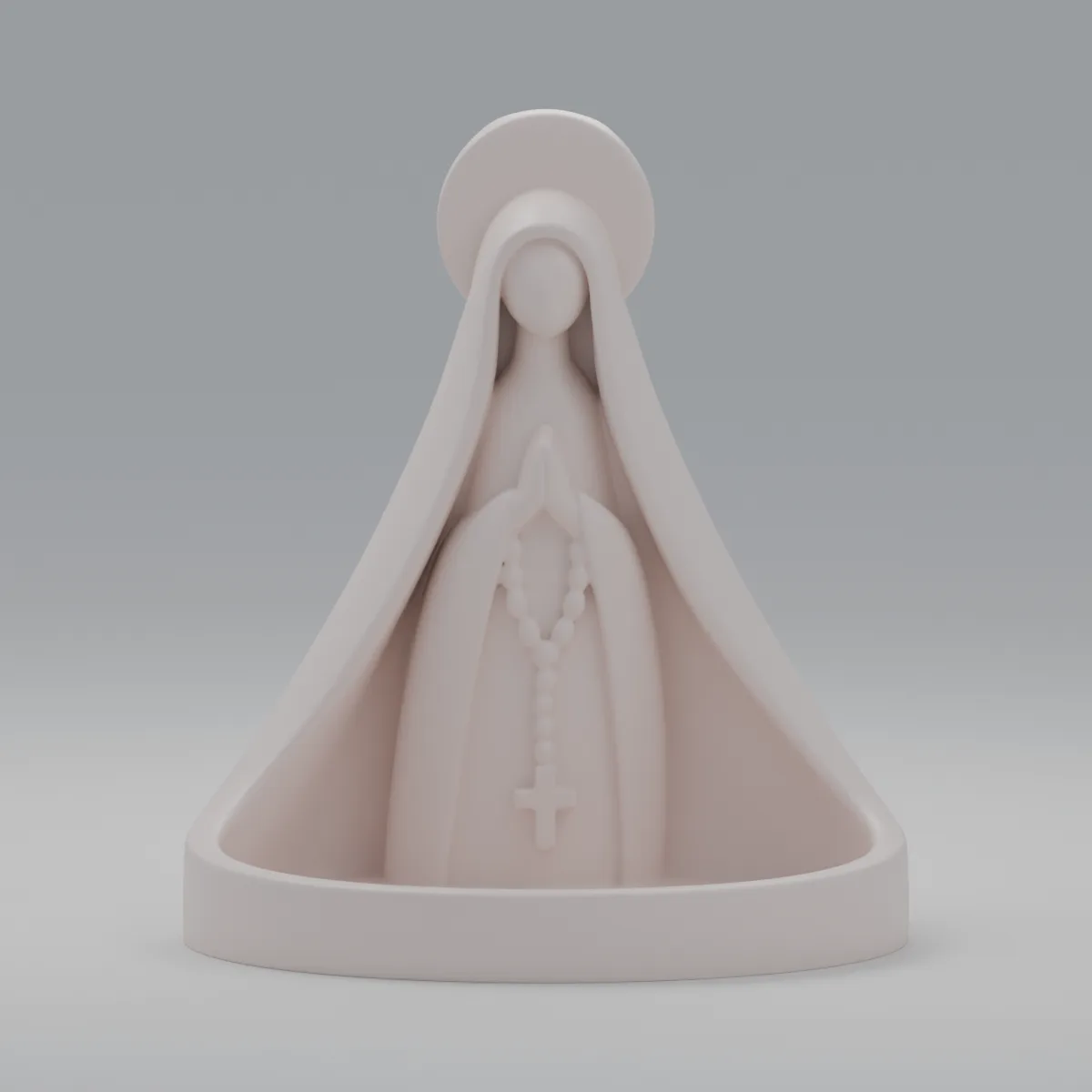 Render 3D — Porta Rosário/Terço — frente