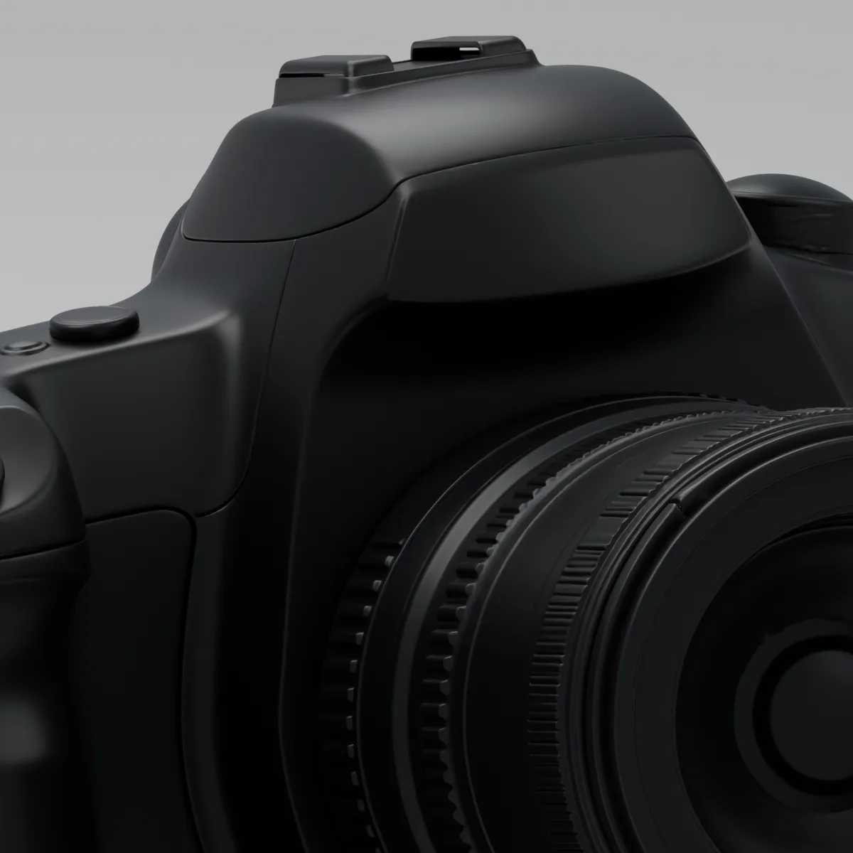 Render 3D — Chaveiro Câmera Profissional — detalhe